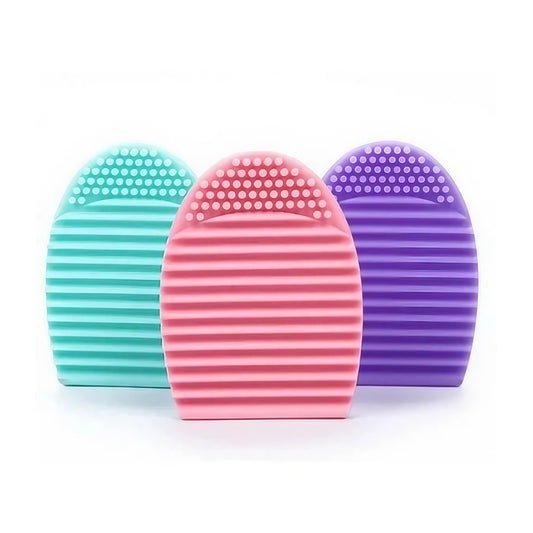 Brush cleaning glove