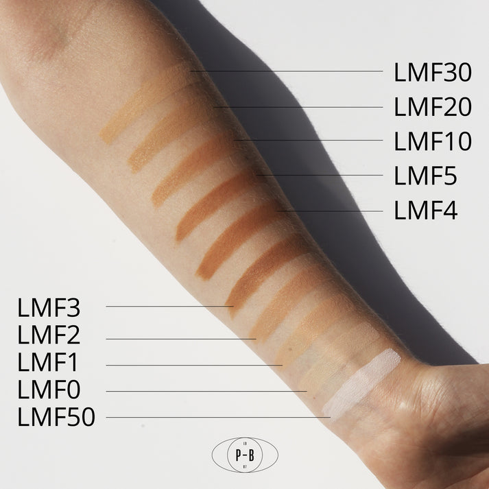 Carta de colores de maquillaje Le Mini Fluide Paris Berlin Le mini fluide,mini fluido Paris Berlin